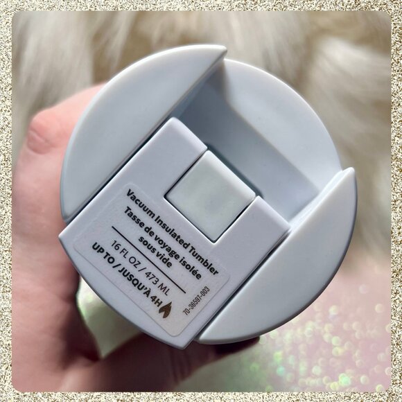 🎄✨ NWT Starbucks 2025 Holiday Glittery Silver Quilted SS 16oz Bottle Tumbler - Picture 5 of 11